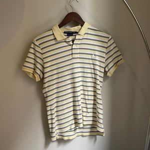 Ralph Lauren Sport - Women’s yellow striped Polo top - Size: XL